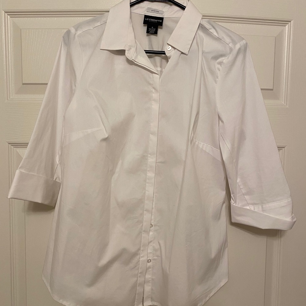 Liz Claiborne White Blouse